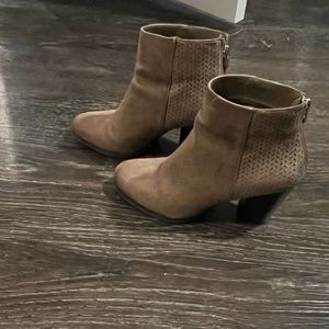 suede booties